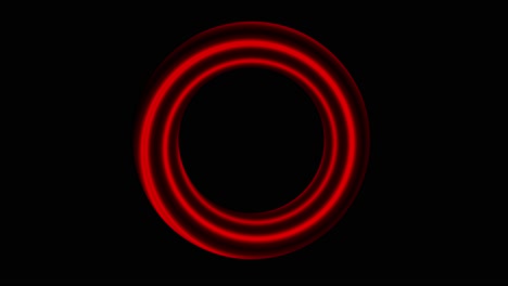 Seamless-loop-spinning-red-vortex-textured-circle-on-black-background