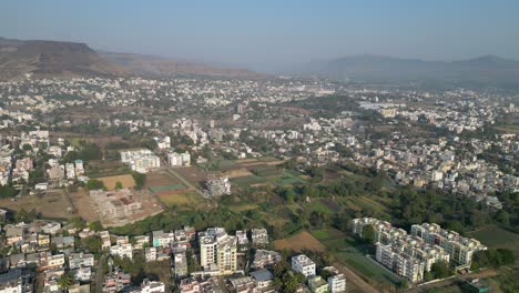 satara-greneryfeelds-city-morning-closeup-to-wide-drone-view-in-maharashtra