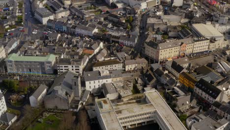 Galway-parade-vast-aerial-vista-featuring-the-Saint-Patrick-parade's-route
