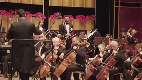 Symphonieorchester-Und-Ensemble-Spielen-Italienische-Oper-In-Der-Sun-Yat-Sen-Memorial-Hall