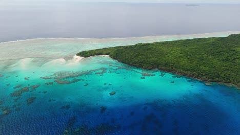 Arrecife-De-Coral-En-Fiji-Visto-Desde-Una-Vista-Aérea.