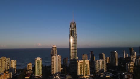 Aerial-view-of-the-Gold-Coast-suburb-Broadbeach-and-the-iconic-Q1-skyscraper