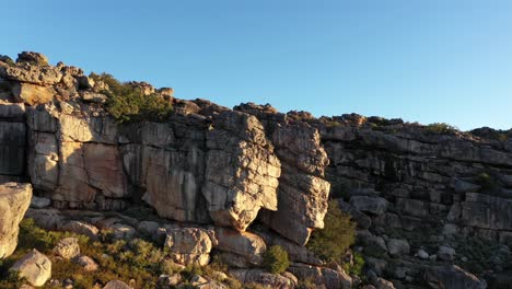 Aerial-footage-of-the-Cedarberg-Mountains,-Western-Cape,-South-Africa