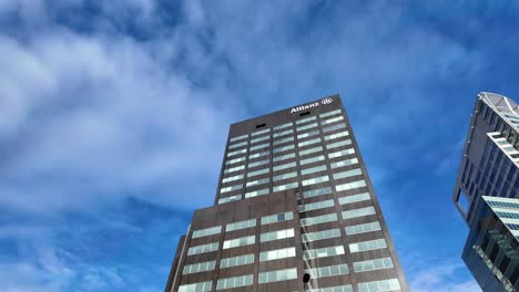 Modernos-Edificios-Corporativos-En-El-Centro-De-Rotterdam,-Países-Bajos.