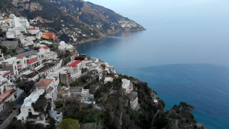 Sea-view-of-Positano-with-a-drone