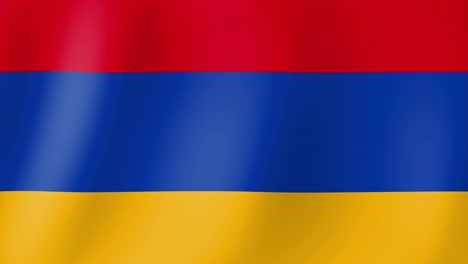 Animación-De-La-Bandera-De-Armenia-Ondeando-En-El-Viento.