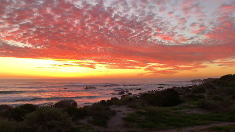 Sonnenuntergang-Am-Paternoster-An-Der-Südafrikanischen-Westküste