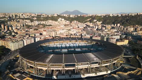 Diego-Armando-Maradona-Stadium---Beautiful-Cinematic-Establishing-Drone-Shot