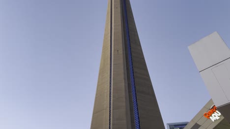 Torre-Cn-De-Toronto-Al-Atardecer-En-Canadá