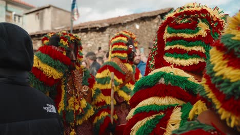 Careto-Ritual-Parade-In-Podence-Portugal-Während-Des-Karnevals