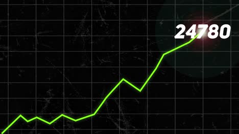 Wealth-Growing-Up-Graph-with-numbers-increasing-on-black-grid-background