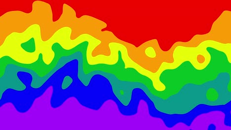 Animierter-Hintergrund-Mit-Regenbogenwellen-–-Wellenförmiges-Spektrum:-Dynamische-Bewegung