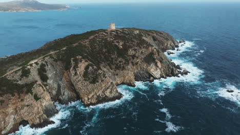 Cape-Malfanato-from-Above:-a-Unique-Perspective-of-the-Malfanato-Tower-in-Sardinia