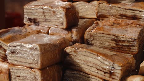 Stacked-Traditional-Portuguese-Layered-Sweets-in-Cellophane