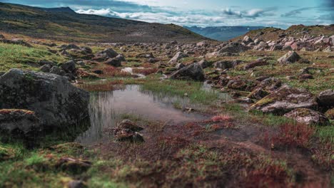 Faszinierende-Nordische-Landschaft-Des-Bergplateaus-Aurlandsfjellet