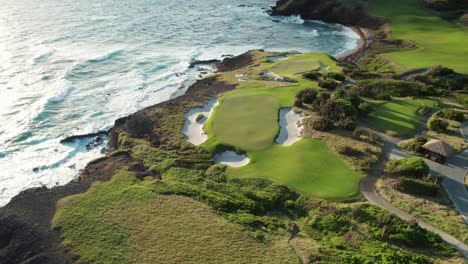 Luxus-Golfplatz-In-St.-Lucia,-Karibik