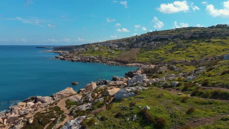 Natürlicher-Strand-Auf-Der-Insel-Malta
