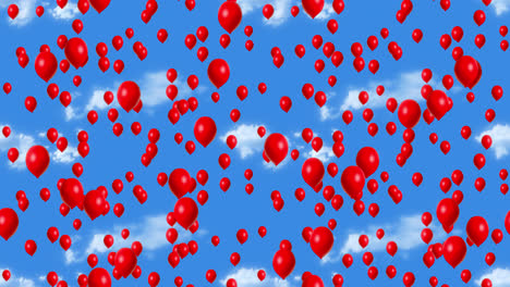 Balloon-Sky-children-celebration-loop-tile-background