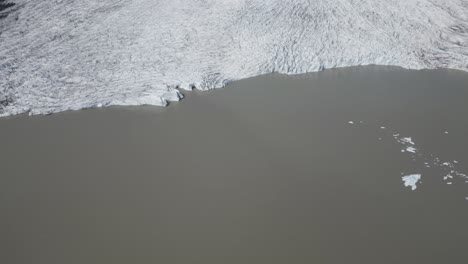 Luftaufnahme-Der-Riesigen-Gletscher-Im-Vatnajökull-Nationalpark-Im-Süden-Islands