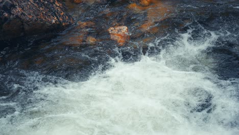 A-powerful-torrent-of-water-in-the-shallow-river