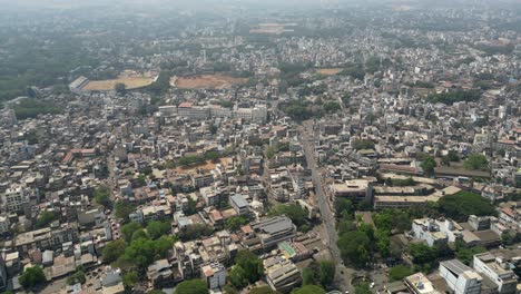 Kolhapur-Stadt-Vogelperspektive-180°-In-Maharashtra