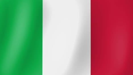 Animation-Einer-Im-Wind-Wehenden-Italienischen-Flagge