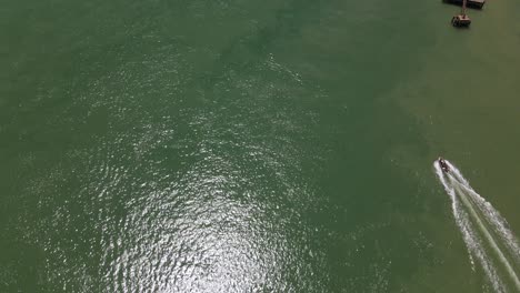 Overhead-aerial-moving-clip-of-remote-waters-in-northern-Australia