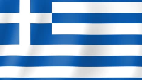 Animation-Einer-Im-Wind-Wehenden-Griechischen-Flagge