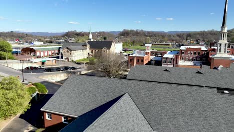 Kirchen-Im-Frühling-In-Johnson-City,-Tennessee