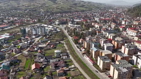 Hyperlapse-drone-shot-of-Gura-Humorului-city-from-Romania-during-a-sunny-day