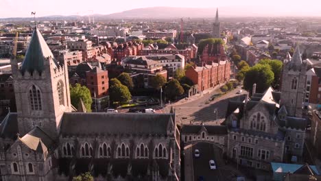 Dublinia-Historisches-Schloss-In-Dublin,-Der-Hauptstadt-Irlands