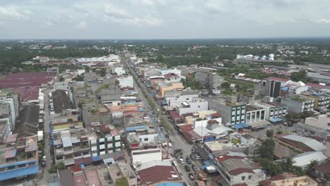 Intersection-of-Simpang-Lin-Chun-Brahrang,-Kota-Binjai-at-North-Sumatera,-Indonesia