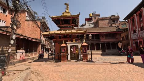 Straßen-Des-Historischen-Zentrums-Von-Bhaktapur