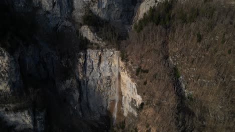 Seerenbach-Waterfall,-the-cascading-waterfalls-located-near-Betlis-near-the-Walensee-coast