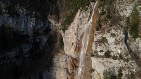 Drone-view-of-a-series-of-cascading-waterfalls-located-near-Betlis-near-the-Walensee-coast