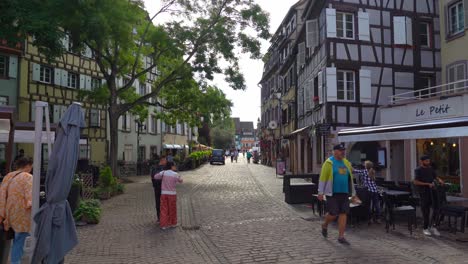 Kopfsteinpflasterstraße-In-Der-Altstadt-In-Der-Nähe-Der-Plaza-De-La-Antigua-Aduana