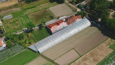 Luftaufnahme-Landschaft-Landwirtschaft