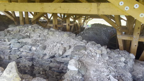 Moving-frame-with-the-remaining-ruins-of-the-Curia-building-found-at-the-archaeological-site-of-Colonia-Ulpia-Traiana-Augusta-Dacica