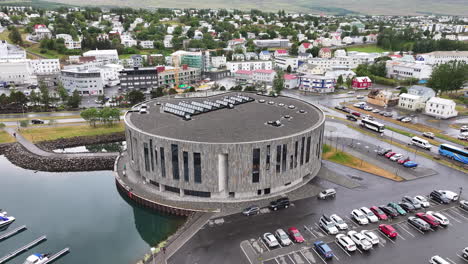 Hof-Cultural-and-Conference-Centre-in-Akureyri,-Iceland