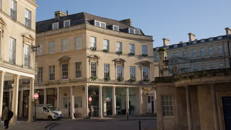 Thermae-Bath-Spa---Historic-Spa-And-Contemporary-Building-In-Bath,-Somerset,-UK