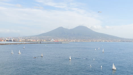 Mount-Vesuvius-Stratovolcano-and-the-Gulf-of-Naples---Slomo-Static