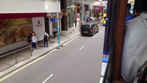 Foto-De-Kennedy-Town-A-Través-De-La-Ventana-Del-Tranvía-En-Hong-Kong.