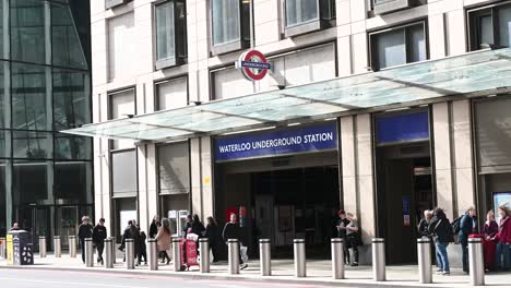 U-Bahnstation-Waterloo,-London,-Großbritannien