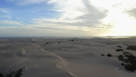 Luftaufnahme-Der-Sanddünen-Von-Fowlers-Bay,-Eyre-Peninsula,-Südaustralien-Per-Drohne