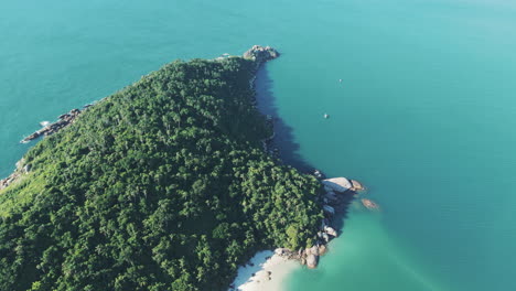 Wunderschöne-Insel-Campeche-Von-Oben-Gesehen