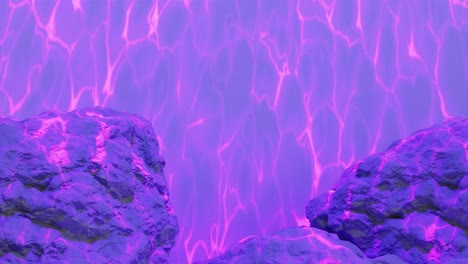 Eine-Elektrische-Violette-Energie-Zwischen-Felsen