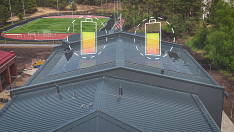 Time-lapse-of-batteries-charging-with-solar-energy-on-a-building-roof