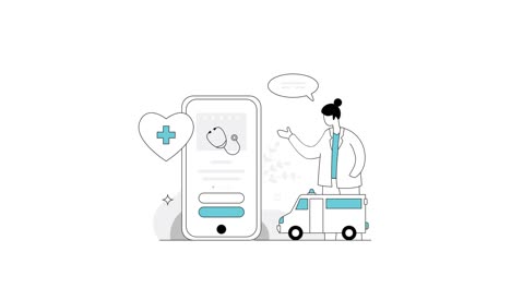 Medical-app-2d-flat-animation-4k