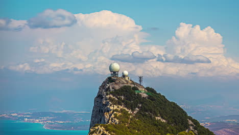 Peñón-De-Gibraltar-Time-lapse-Territorio-Británico-De-Ultramar-Paisaje-De-Montaña