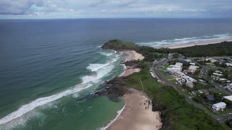 Tweed-Coast-Road-En-La-Playa-De-Cabarita-En-Nueva-Gales-Del-Sur,-Australia